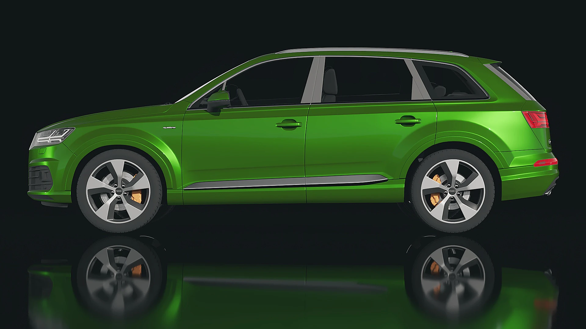 SUV Audi Q7 2016 3D Model .c4d .max .obj .3ds .fbx .stl .blend 