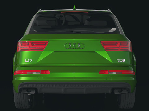 SUV Audi Q7 2016 3D Model