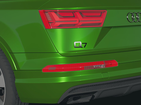 SUV Audi Q7 2016 3D Model