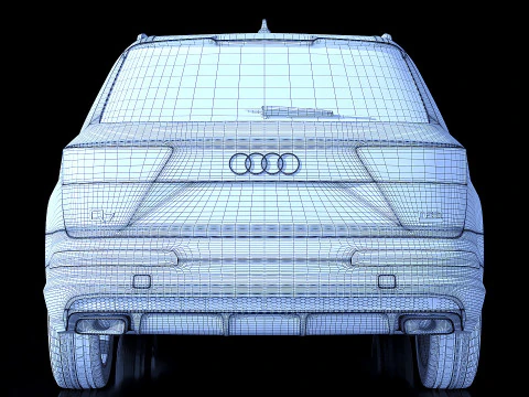 SUV Audi Q7 2016 3D Model