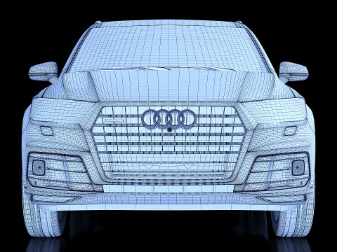 SUV Audi Q7 2016 3D Model