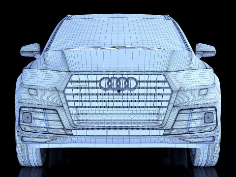 SUV Audi Q7 2016 3D Model