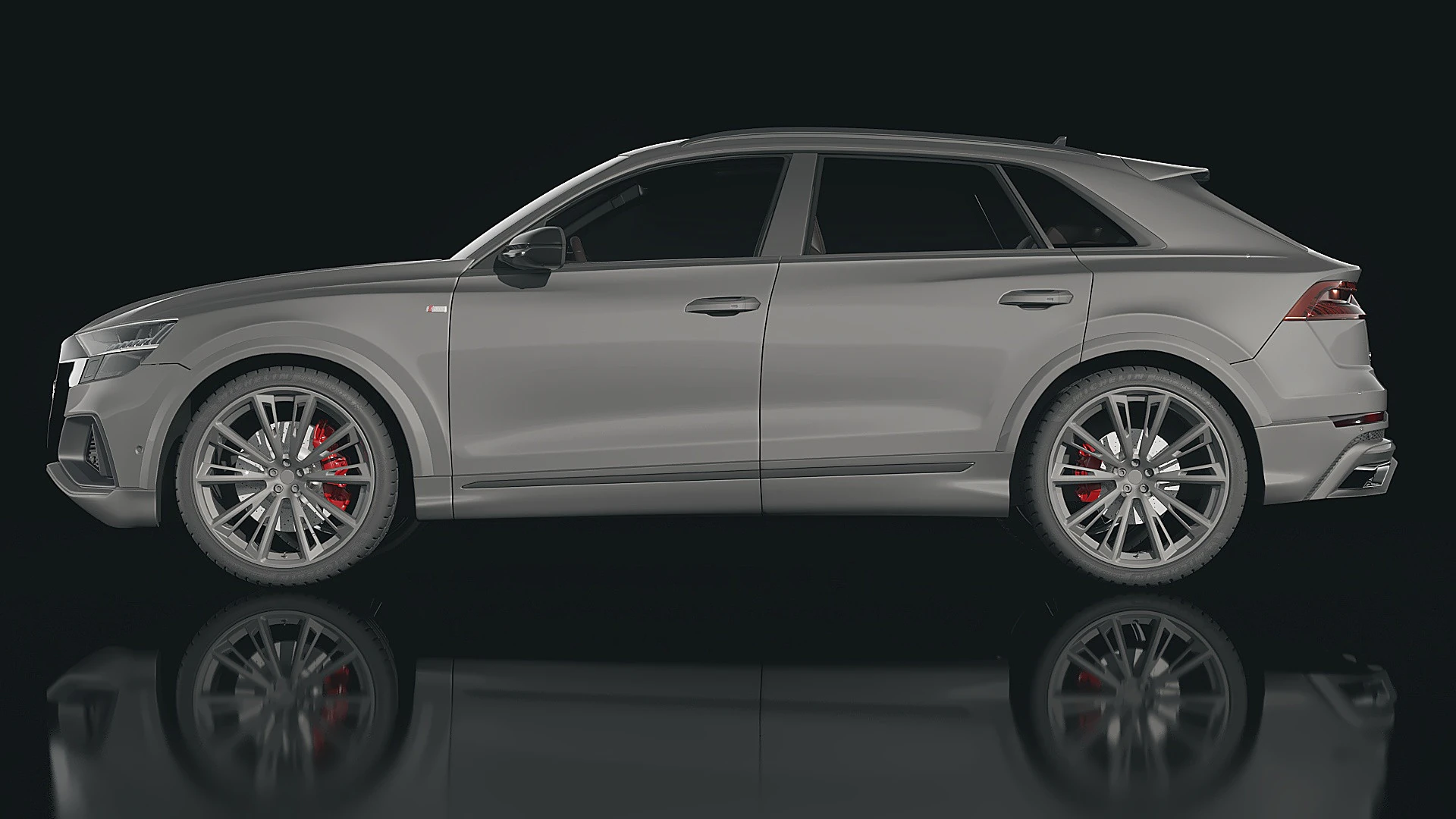 SUV Audi Q8 2019 3D Model .c4d .max .obj .3ds .fbx .stl .blend 
