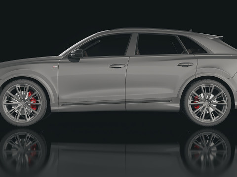 SUV Audi Q8 2019 3D Model