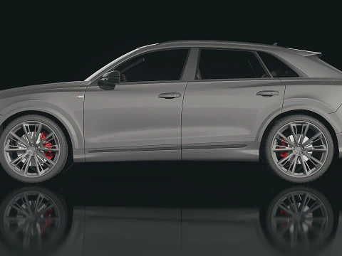 एसयूवी ऑडी Q8 2019 3D मॉडल