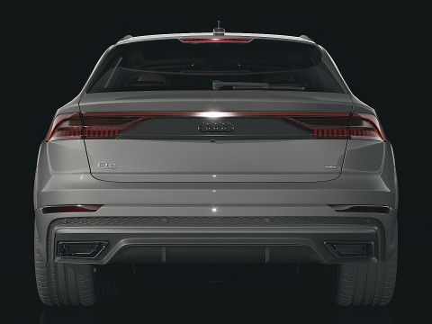 SUV Audi Q8 2019 3D Model