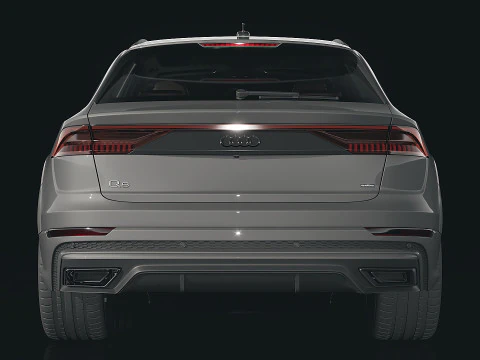 SUV Audi Q8 2019 3D Model