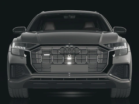 SUV Audi Q8 2019 3D Model