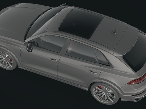 SUV Audi Q8 2019 3D Model