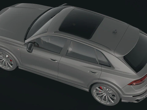 SUV Audi Q8 2019 3D Model
