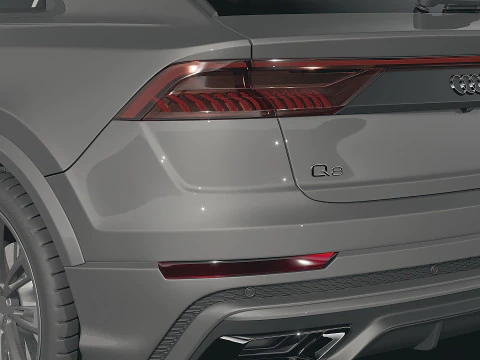 SUV Audi Q8 2019 3D Model