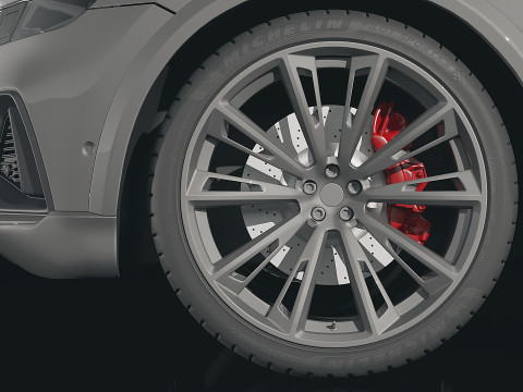 SUV Audi Q8 2019 3D Model