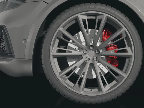 SUV Audi Q8 2019 3D Model