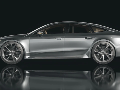 Sedã Audi RS7 2020 Modelo 3D