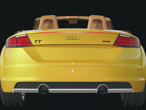 Audi TT Roadster cabriolet 2017 3D 모델