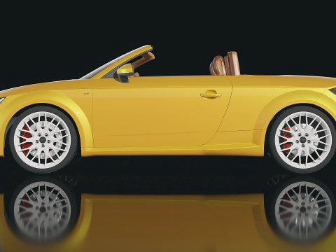 Audi TT Roadster cabriolet 2017 3D Model