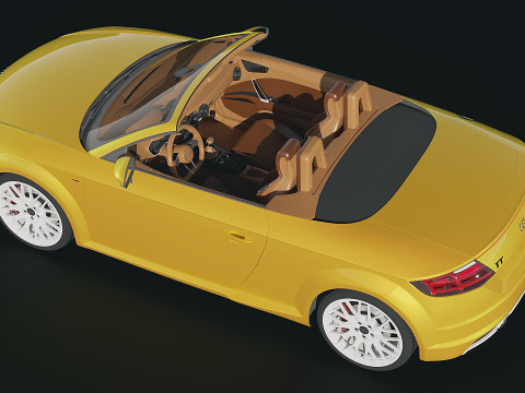 Audi TT Roadster cabriolet 2017 3D 모델