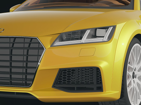 Audi TT Roadster cabriolet 2017 3D 모델