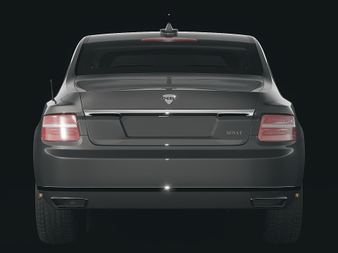Aurus Senat Presidential Limousine 2018 Modello 3D