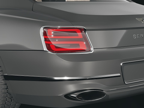 Bentley Flying Spur Mulliner 2022 3Dモデル