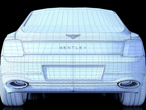 Bentley Flying Spur Mulliner 2022 3Dモデル