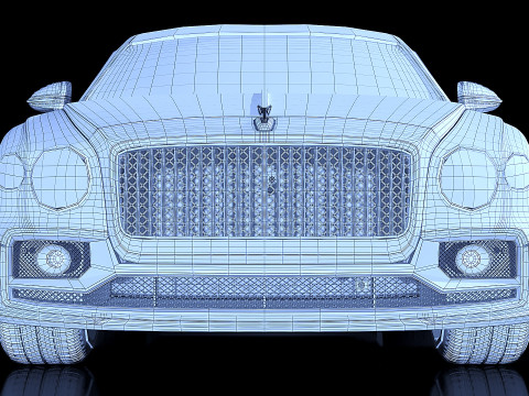 Bentley Flying Spur Mulliner 2022 3Dモデル