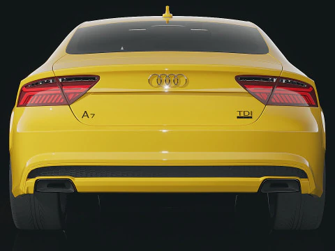 Audi A7 2015 3D Modell
