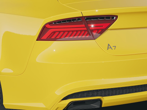 Audi A7 2015 Modèle 3D