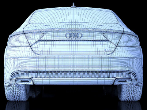 Audi A7 2015 Modèle 3D