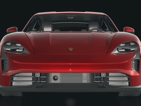 Porsche Taycan GTS 2022 3D Model
