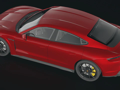 Porsche Taycan GTS 2022 3D Model