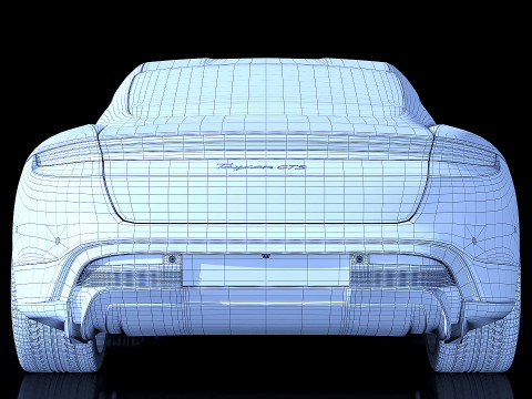 Porsche Taycan GTS 2022 3D Model