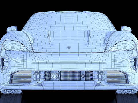 Porsche Taycan GTS 2022 3D Model