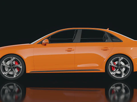 Audi RS4 Sedan 2020 3D Model