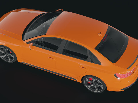 Audi RS4 Sedan 2020 3D Модель