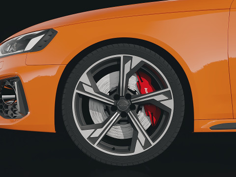 Audi RS4 Sedan 2020 3D Модель
