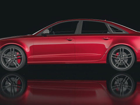 Audi RS6 sedan 2015 Modelo 3D