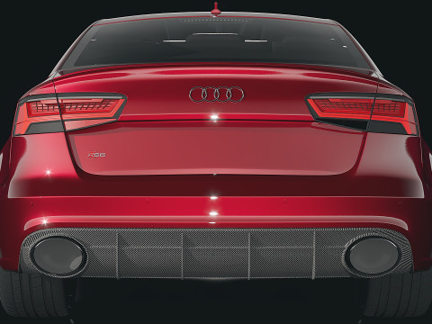 Audi RS6 sedan 2015 Model 3D