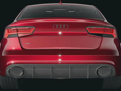Audi RS6 sedan 2015 3D Model