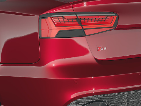 Audi RS6 sedan 2015 Model 3D