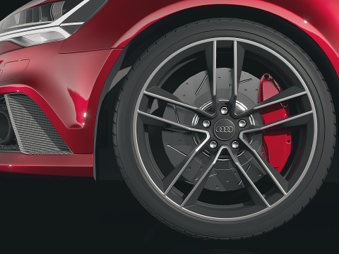 Audi RS6 sedan 2015 Model 3D