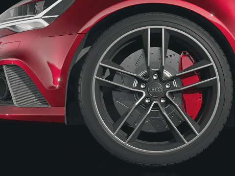 Audi RS6 sedan 2015 3D Model