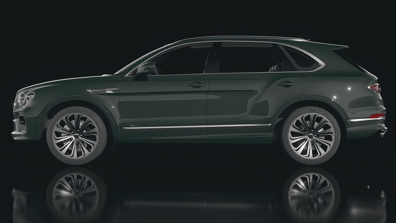 Bentley Bentayga Hybrid 2021 Modelo 3D .c4d .max .obj .3ds .fbx .stl .blend 