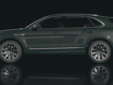 Бентли Бентайга Гибрид 2021 3D Модель