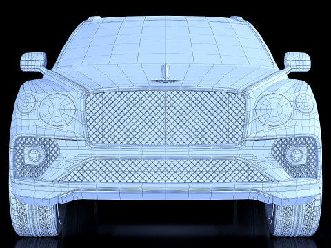 Bentley Bentayga Hybrid 2021 Modelo 3D