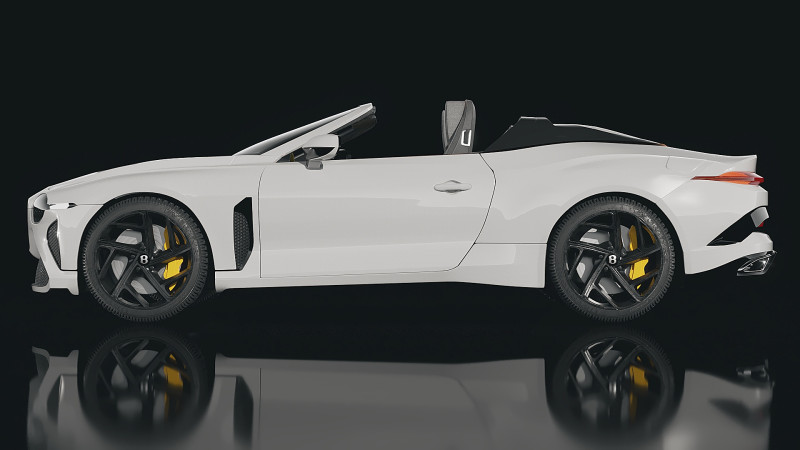 Bentley Bacalar Mulliner 2021 3D 모델 .c4d .max .obj .3ds .fbx .stl .blend