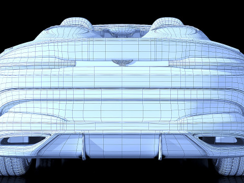Bentley Bacalar Mulliner 2021 3D 모델