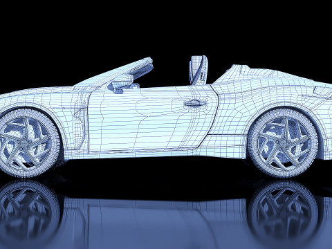Bentley Bacalar Mulliner 2021 3D 모델