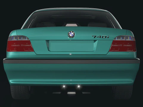 Sedan 7 series 1998 3D Model