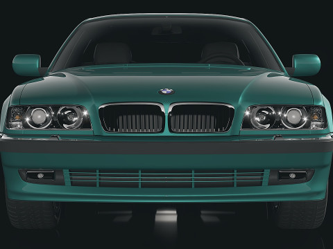Sedan 7 series 1998 Modelo 3D